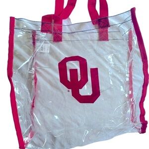 Oklahoma Sooners Clear Tote Bag